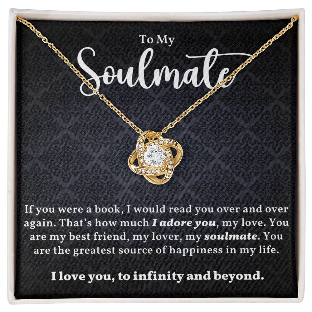 Monogrammed Soulmate Necklace - Perfect Gift for Her on Christmas or Valentines Day-[Heartfelt Family Gift]