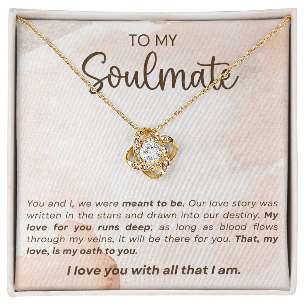 Soulmate Necklace - Perfect Christmas or Valentines Gift for Her-[Heartfelt Family Gift]