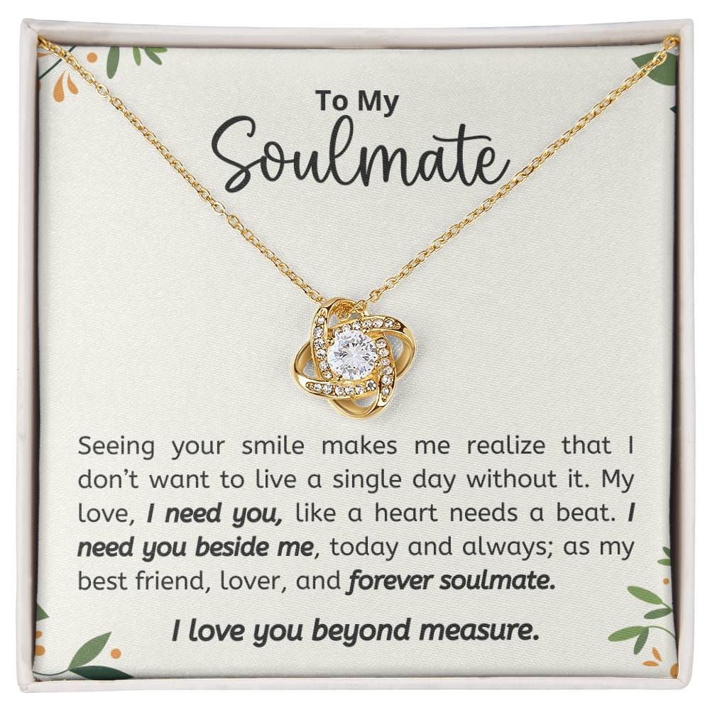 Soulmate Necklace The Perfect Christmas or Valentines Gift for Her-[Heartfelt Family Gift]
