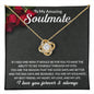 Soulmate Best Friend Love Knot Necklace-[Heartfelt Family Gift]