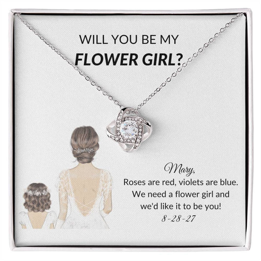 Personalized Flower Girl Proposal Card Gift-[Heartfelt Family Gift]