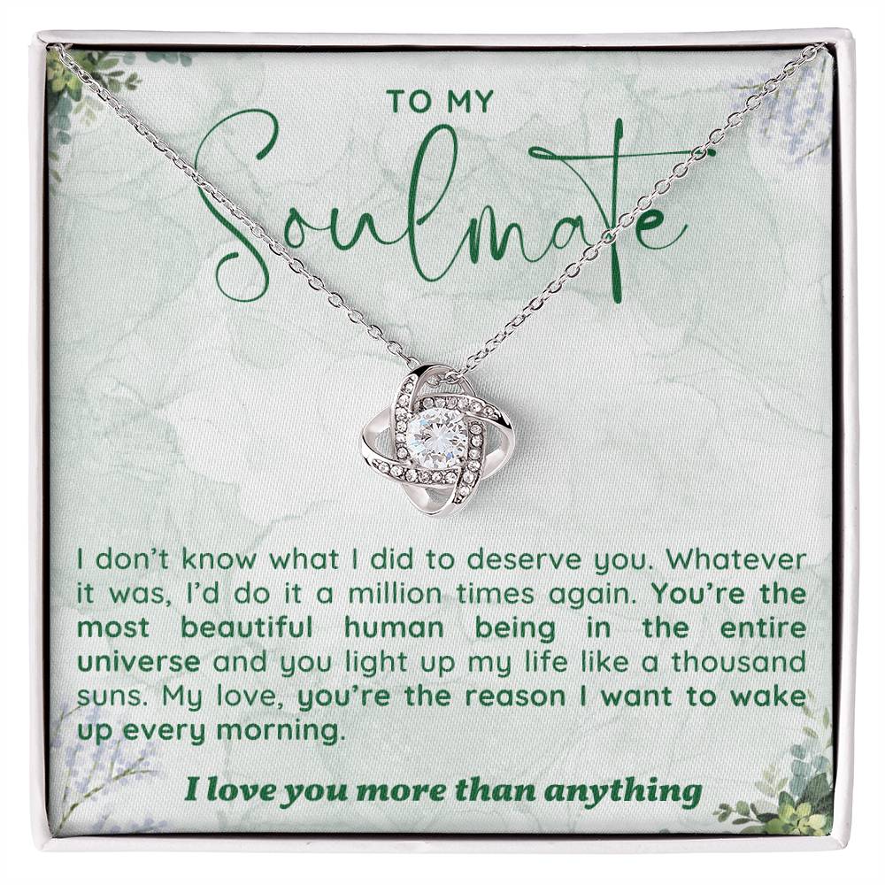 Soulmate Necklace - Perfect Christmas or Valentines Gift for Her-[Heartfelt Family Gift]