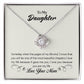 Daughter Pages of Life Knot Necklace-[Heartfelt Family Gift]
