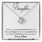 Mom to Daughter Knot Necklace-[Heartfelt Family Gift]