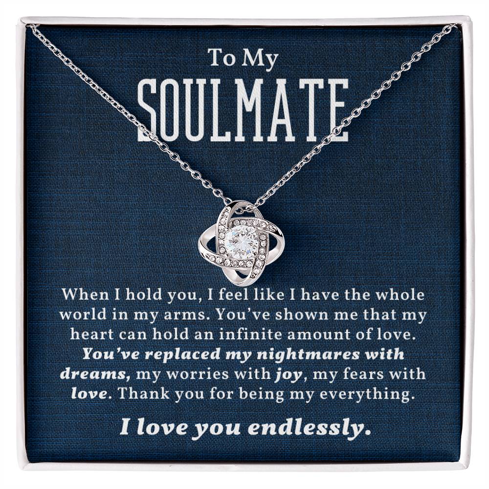 Unique Soulmate Necklace - Perfect Christmas or Valentines Day Gift for Her-[Heartfelt Family Gift]