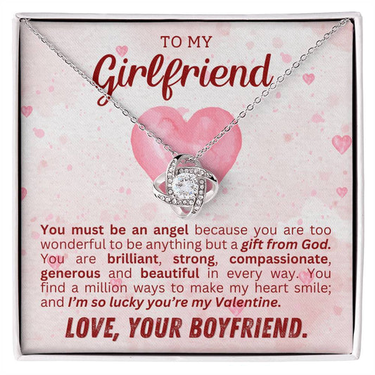 Girlfriend Necklace Gift - Valentines Gifts for Her-[Heartfelt Family Gift]