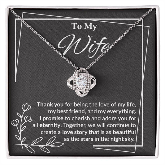 Monogram Wife Knot Necklace - Perfect Gift for Your Loved One-[Heartfelt Family Gift]