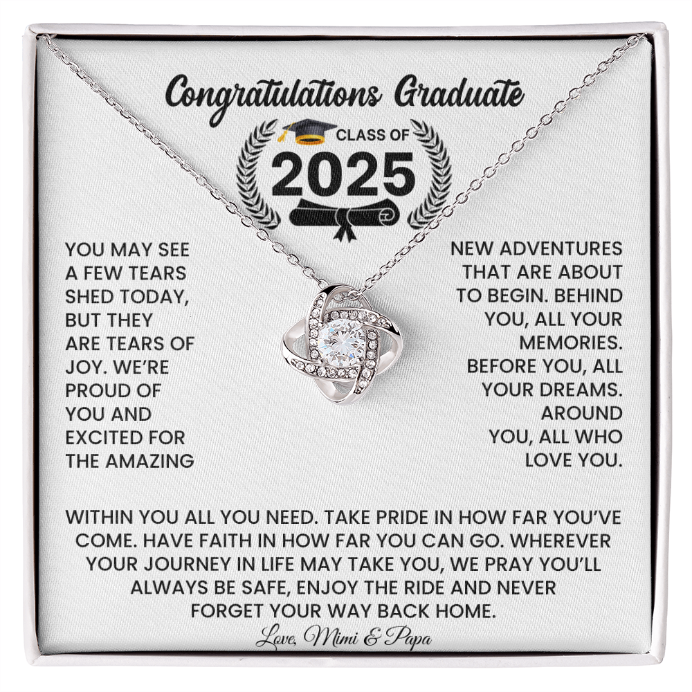 Class of 2025 Graduation Necklace Gift