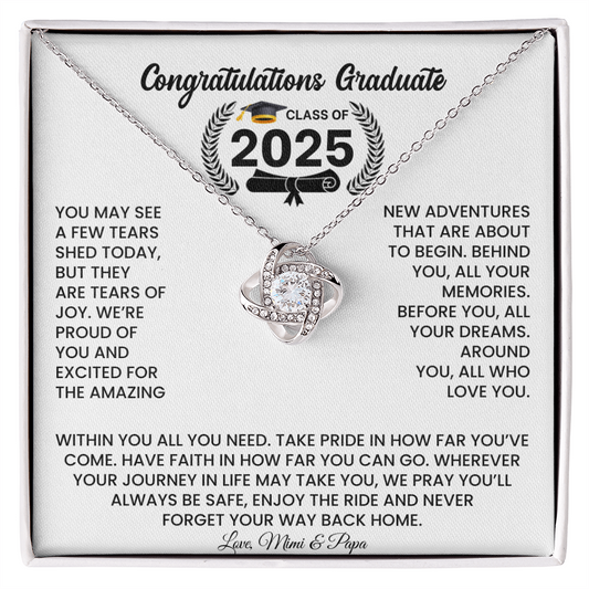 Class of 2025 Graduation Necklace Gift