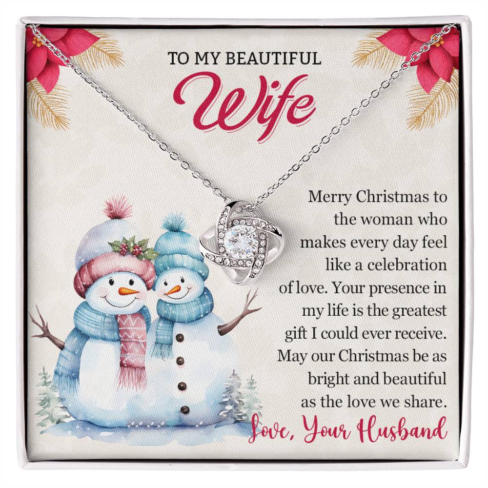 Love Knot Necklace for Wife - Christmas Jewelry Gift-[Heartfelt Family Gift]