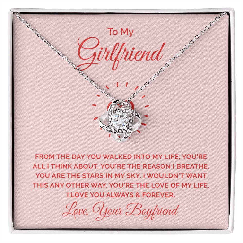 Girlfriend Knot Necklace-[Heartfelt Family Gift]