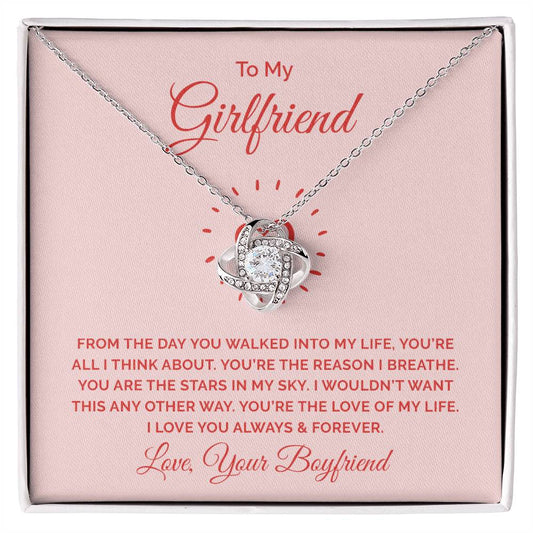 Girlfriend Knot Necklace-[Heartfelt Family Gift]