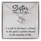 A sister is a gift Knot Necklace-[Heartfelt Family Gift]