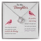 Daughter Encouragement Knot Necklace-[Heartfelt Family Gift]