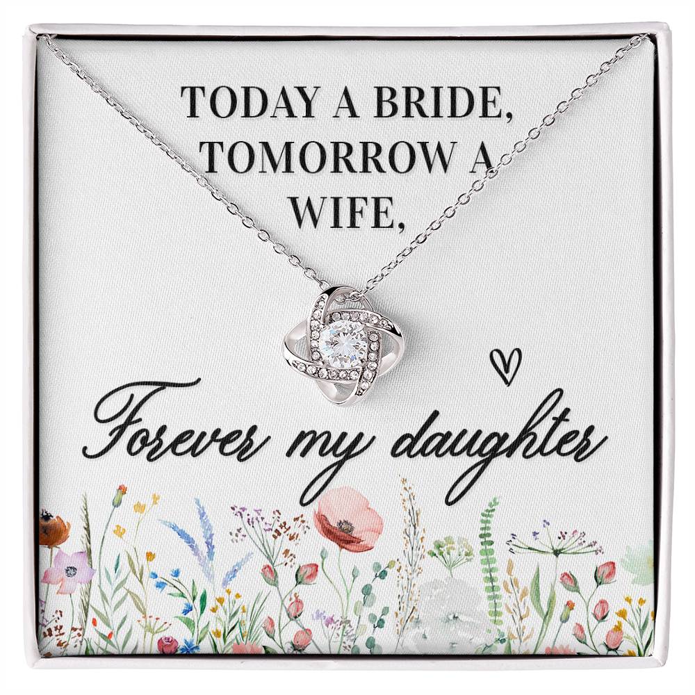 Today a Bride Knot Necklace-[Heartfelt Family Gift]
