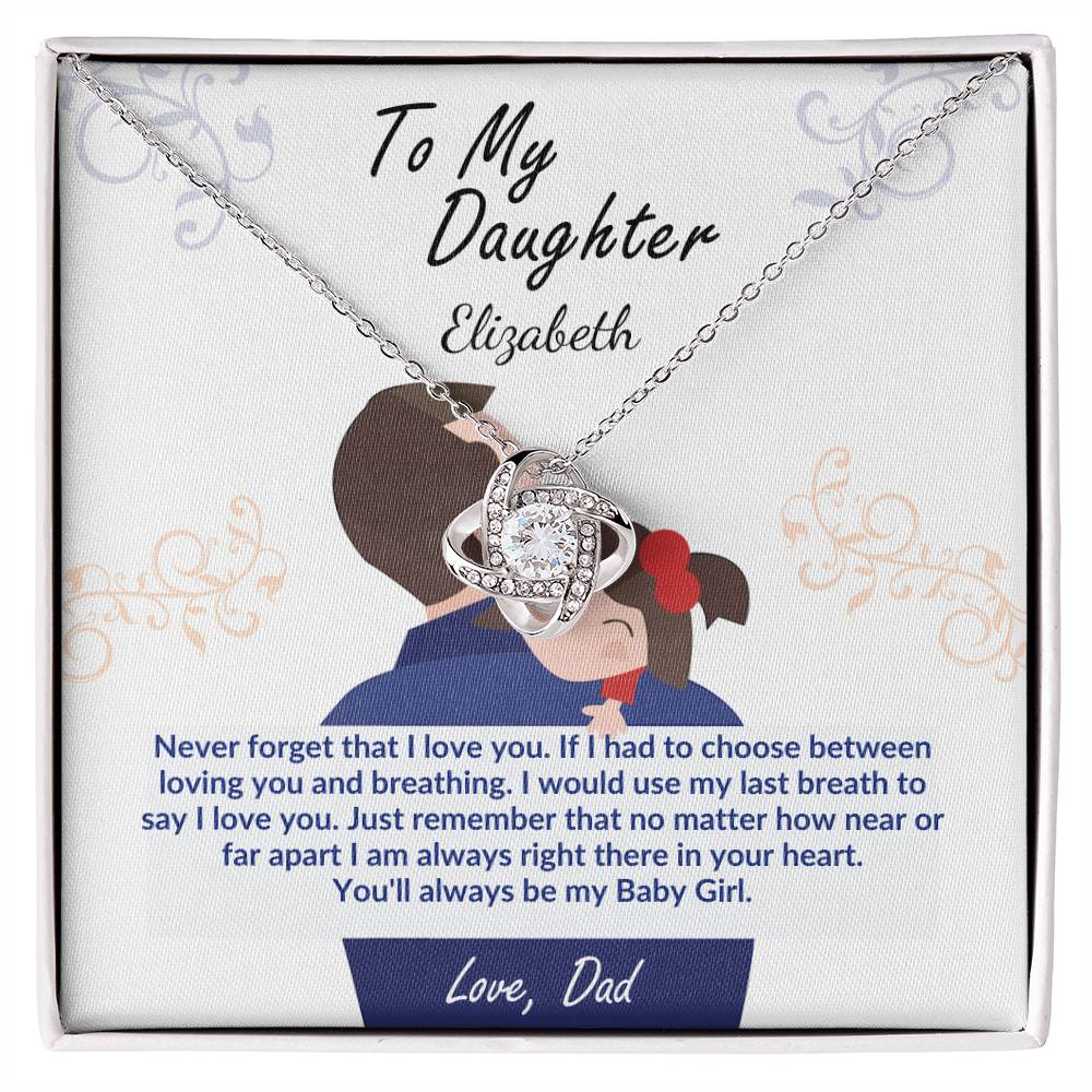 Daughter Necklace Gift from Dad-[Heartfelt Family Gift]