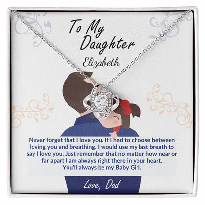 Daughter Necklace Gift from Dad-[Heartfelt Family Gift]