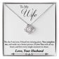 Missing Piece Knot Necklace - Wifes Perfect Gift  Personalized Jewelry-[Heartfelt Family Gift]