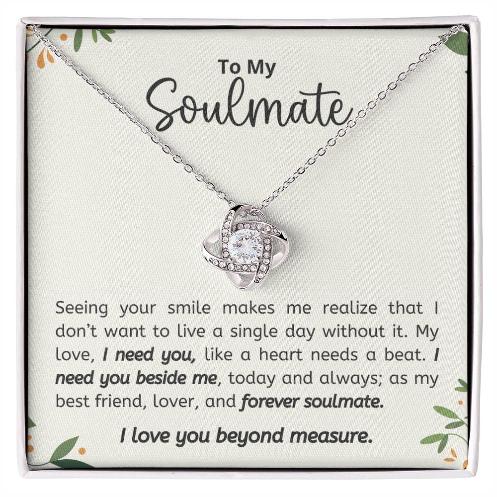 Soulmate Necklace The Perfect Christmas or Valentines Gift for Her-[Heartfelt Family Gift]