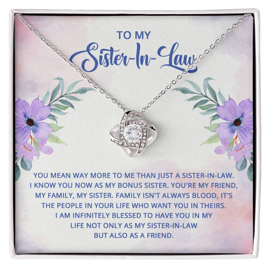 Sister-In-Law Knot Necklace-[Heartfelt Family Gift]
