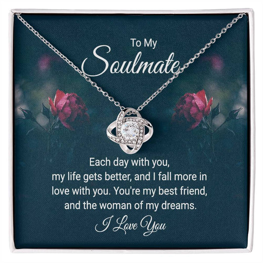 Soulmate Knot Necklace-[Heartfelt Family Gift]