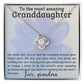 Granddaughter Necklace - Perfect Xmas or Birthday Gift  Meaningful and Elegant Jewelry-[Heartfelt Family Gift]