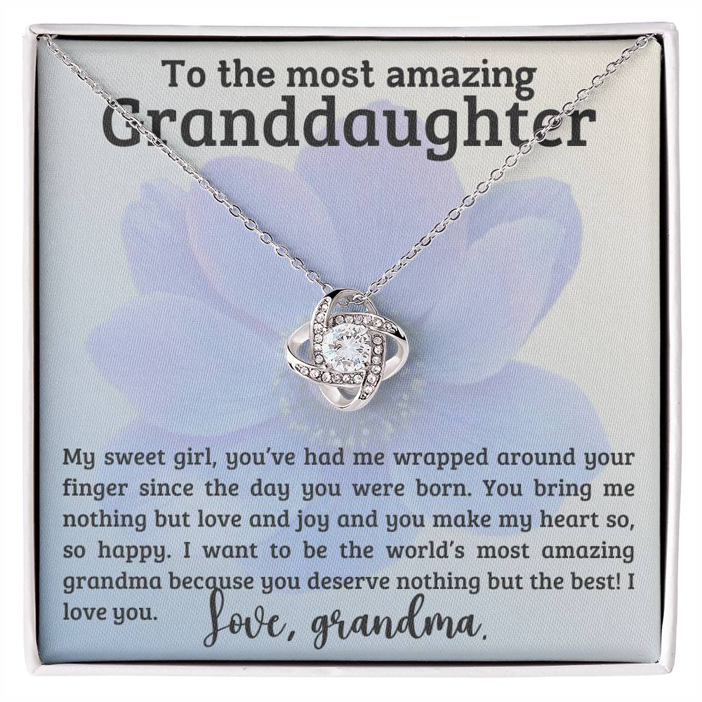Granddaughter Necklace - Perfect Xmas or Birthday Gift  Meaningful and Elegant Jewelry-[Heartfelt Family Gift]