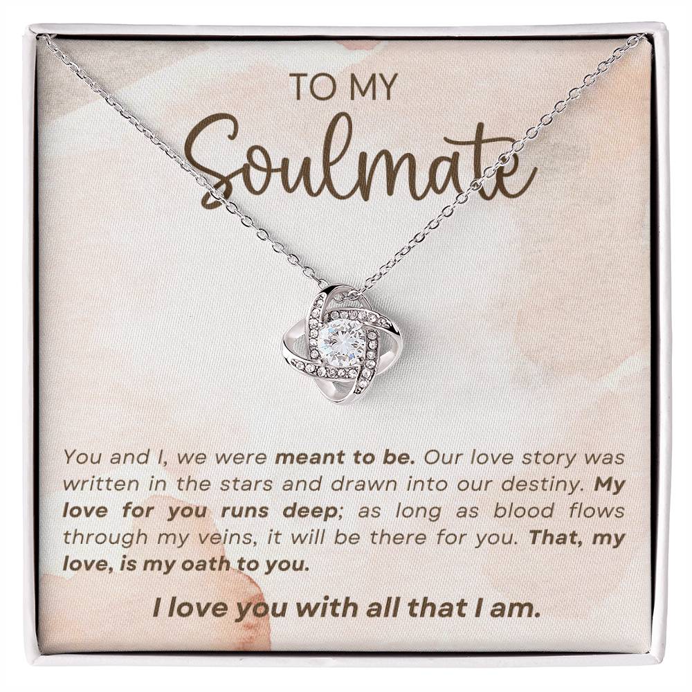 Soulmate Necklace - Perfect Christmas or Valentines Gift for Her-[Heartfelt Family Gift]