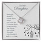 Daughter Strength Knot Necklace-[Heartfelt Family Gift]