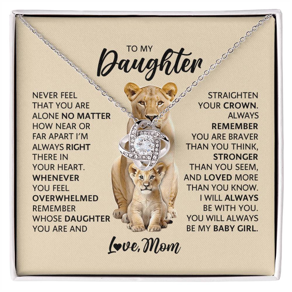 To Daughter Necklace Gift from Mom