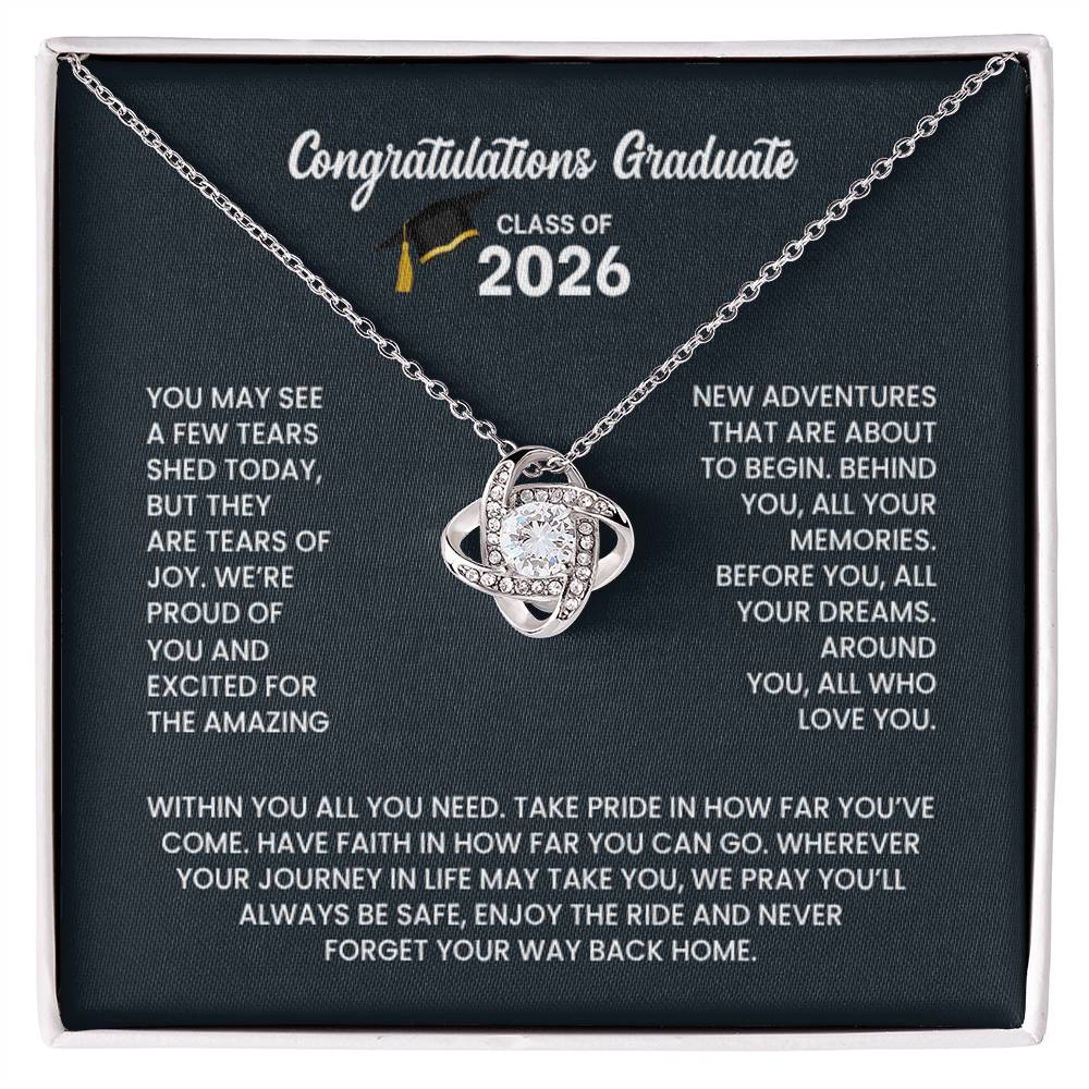 Class of 2026 Necklace - Love Knot
