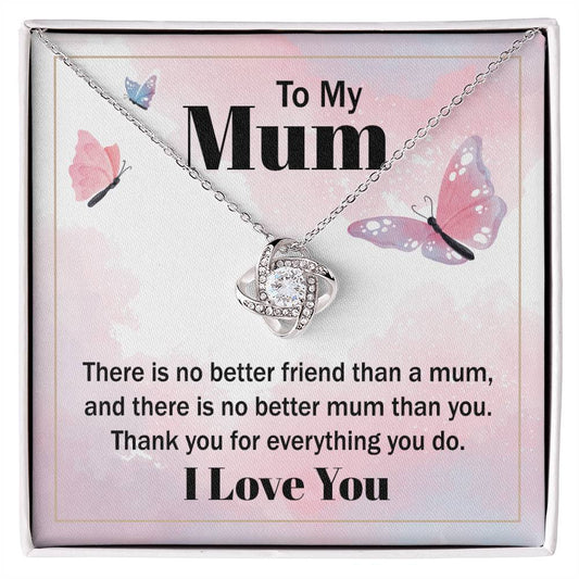 There is no better friend than a Mum Knot Necklace-[Heartfelt Family Gift]