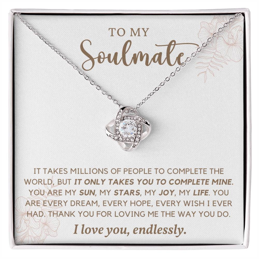 Monogrammed Soulmate Necklace The Perfect Gift for Christmas or Valentines Day-[Heartfelt Family Gift]