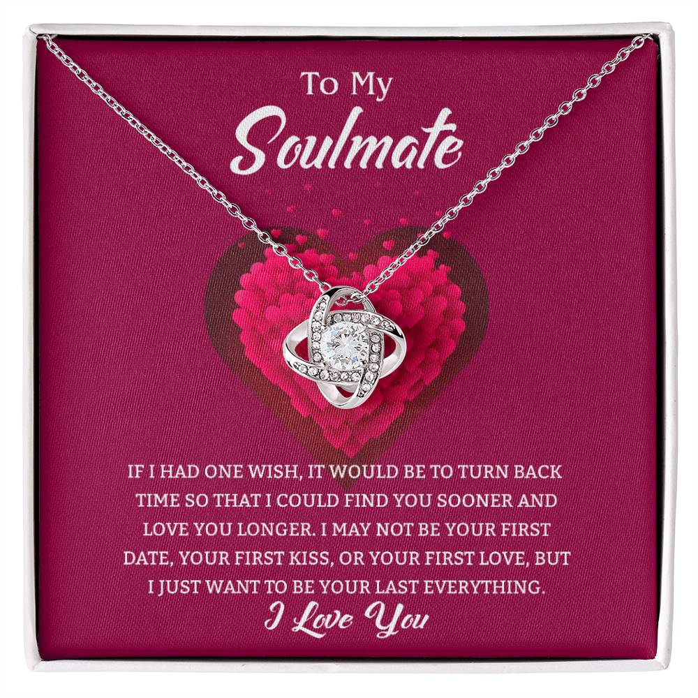 Soulmate Love Knot Necklace-[Heartfelt Family Gift]