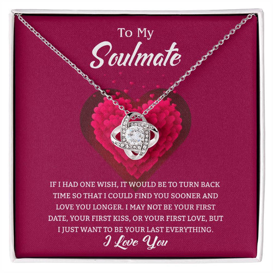 Soulmate Love Knot Necklace-[Heartfelt Family Gift]