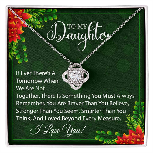 Daughter Christmas Gift - Necklace and Jewelry Set from Dad and Mom-[Heartfelt Family Gift]