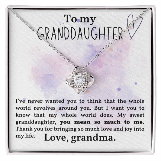 Granddaughter Necklace - Perfect Xmas or Birthday Gift for Granddaughter-[Heartfelt Family Gift]