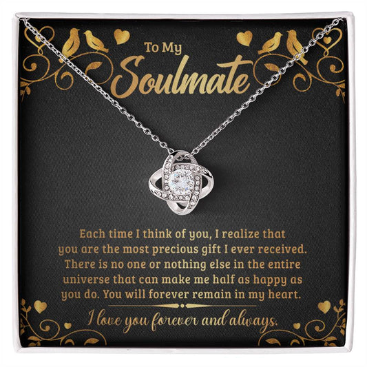 Soulmate Knot Necklace-[Heartfelt Family Gift]