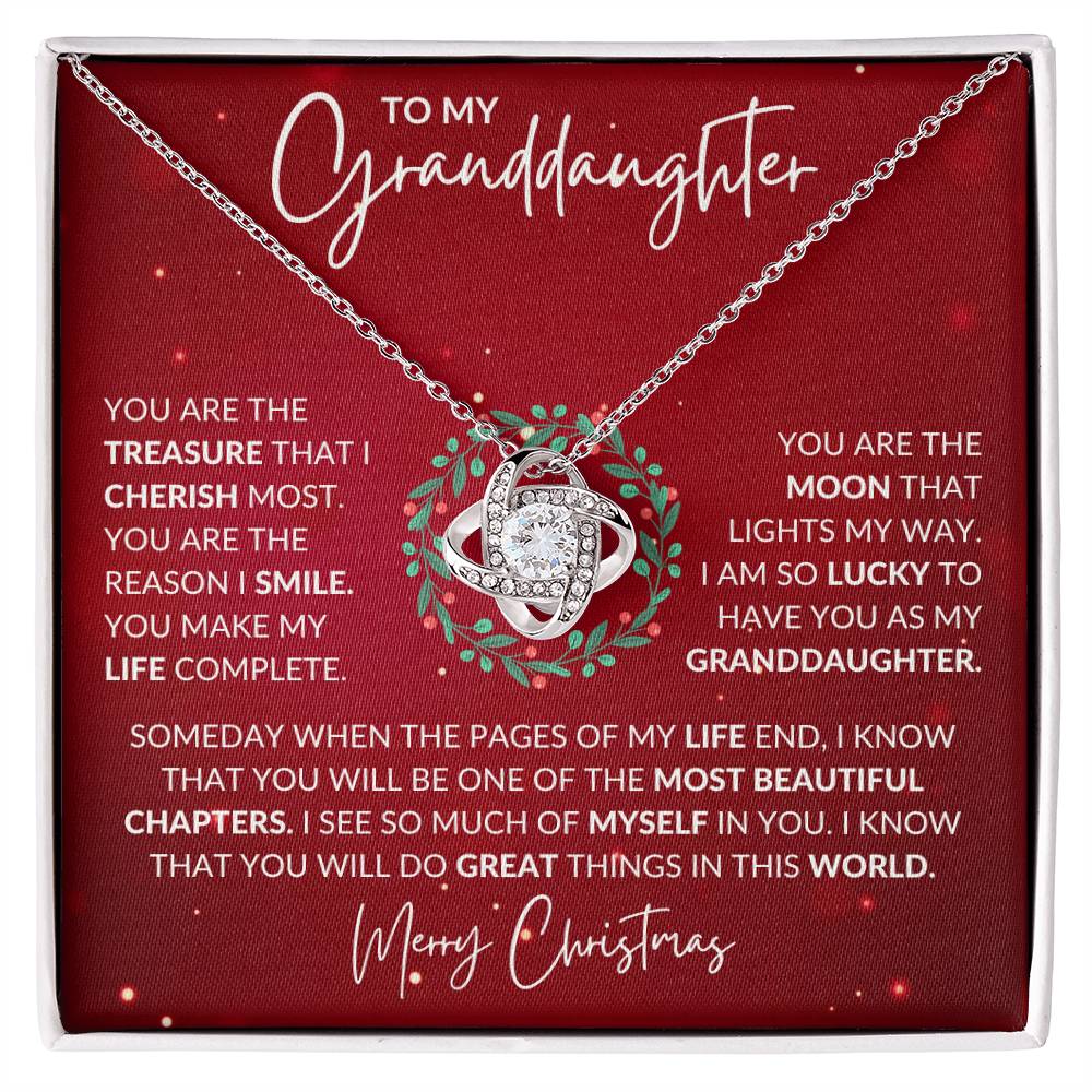 Granddaughter Christmas Necklace Gift-[Heartfelt Family Gift]