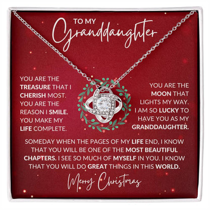 Granddaughter Christmas Necklace Gift-[Heartfelt Family Gift]