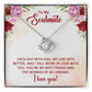 Soulmate Woman of My Dreams Knot Necklace-[Heartfelt Family Gift]