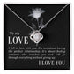 To My Love Knot Necklace-[Heartfelt Family Gift]