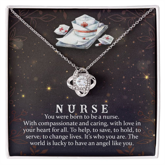 Nurse Knot Necklace-[Heartfelt Family Gift]