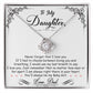 My Baby Girl Love Knot Necklace-[Heartfelt Family Gift]