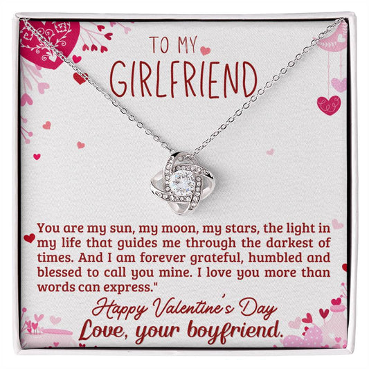 Girlfriend Necklace - Valentines Gift for Her - Personalized Necklace-[Heartfelt Family Gift]