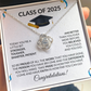 Class of 2025 Graduation Necklace Gift Love Knot-[Heartfelt Family Gift]