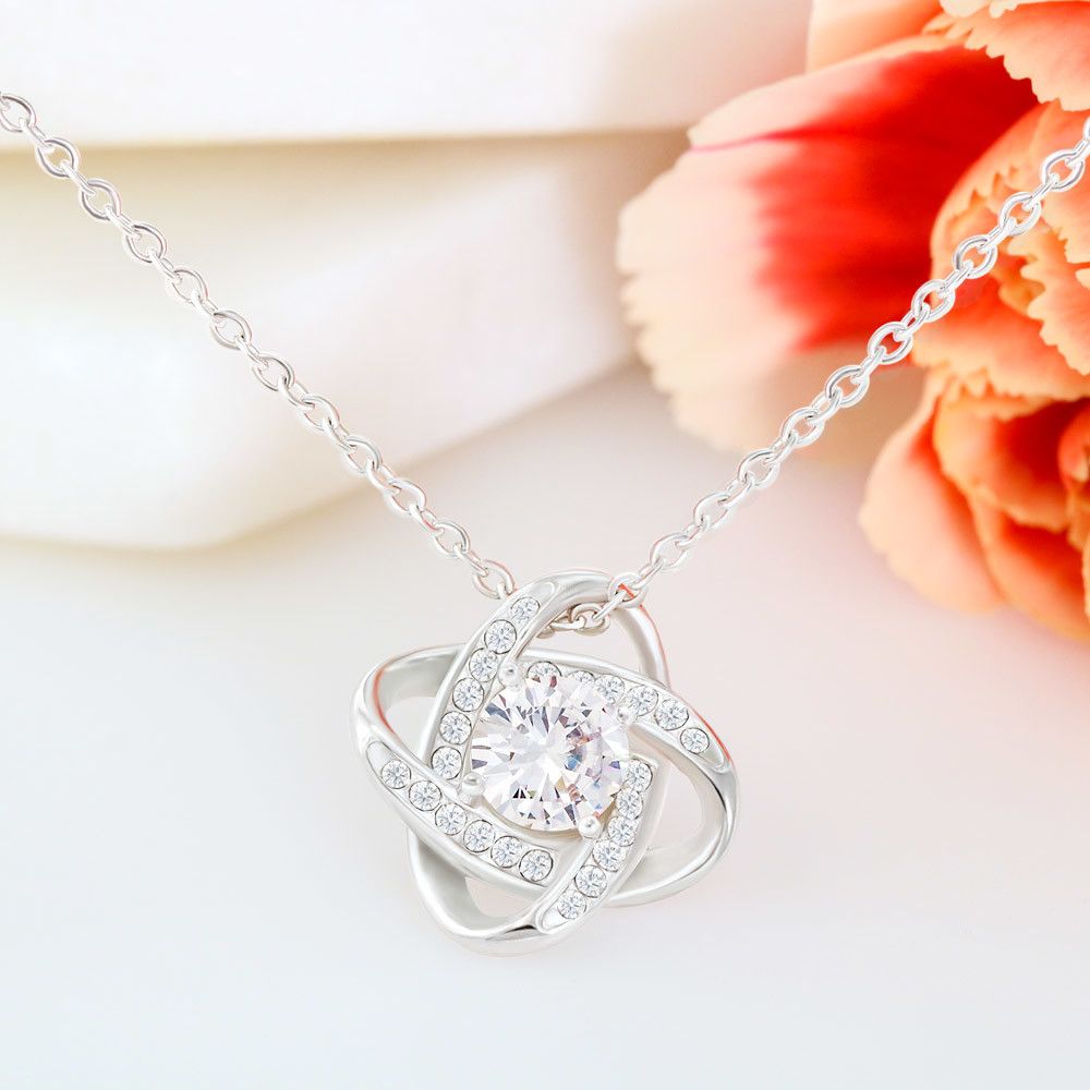 Soulmate Best Friend Love Knot Necklace-[Heartfelt Family Gift]