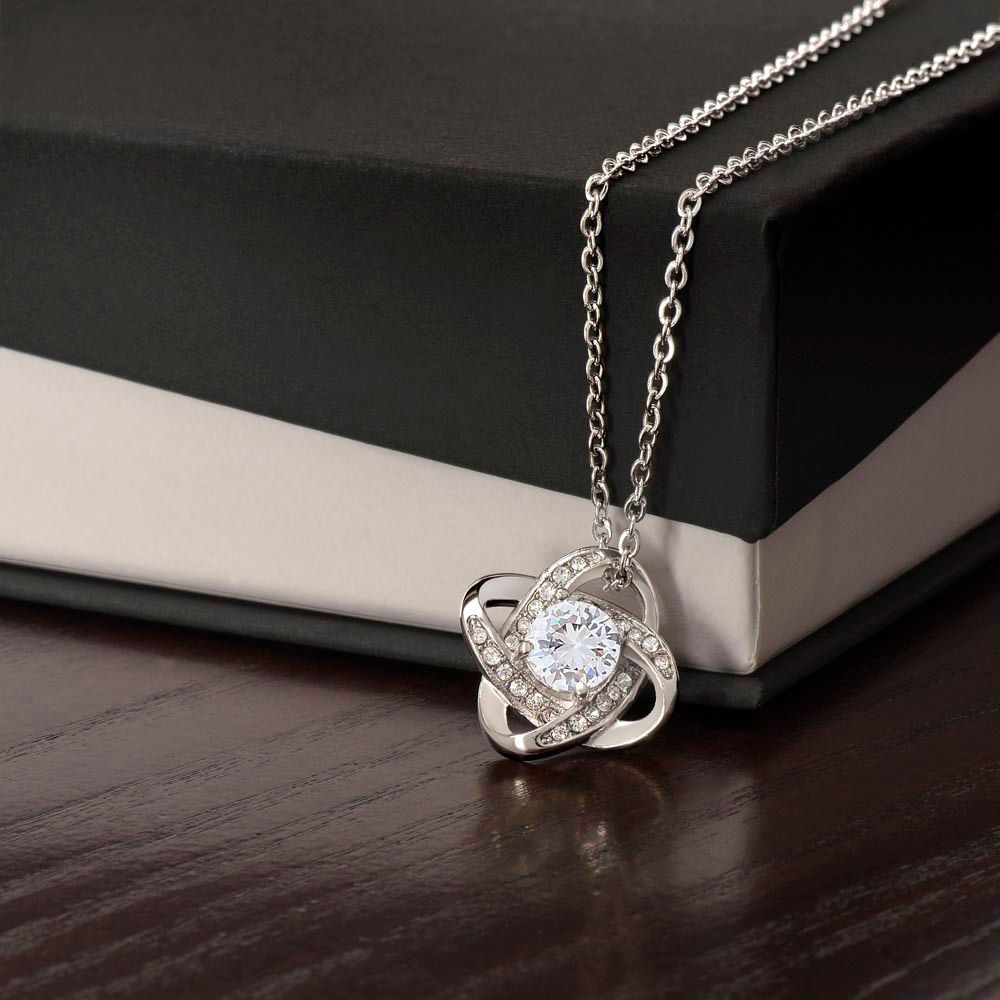 Soulmate Best Friend Love Knot Necklace-[Heartfelt Family Gift]