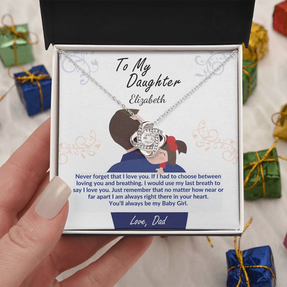 Daughter Necklace Gift from Dad-[Heartfelt Family Gift]
