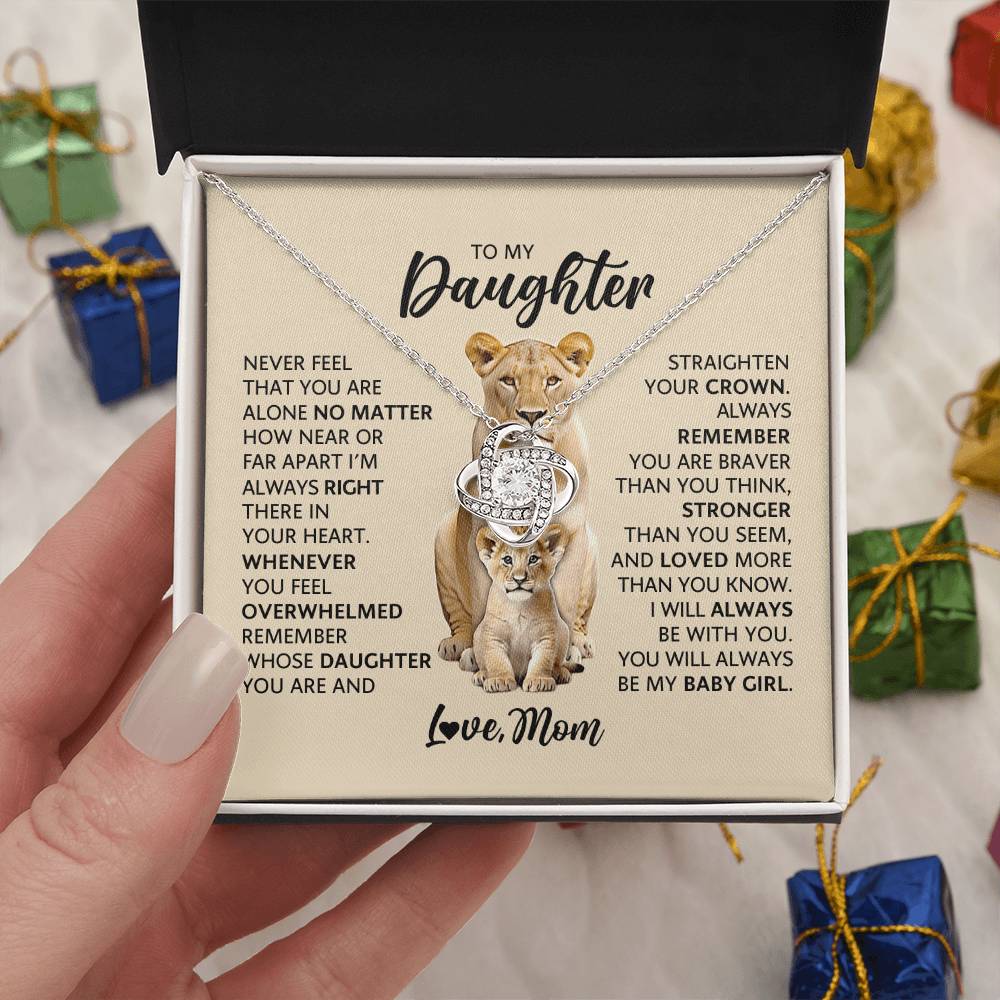 To Daughter Necklace Gift from Mom